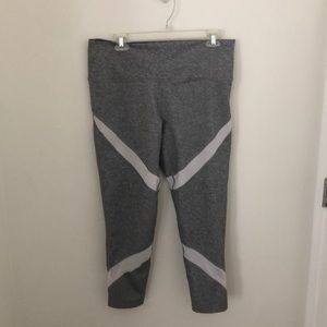 Aerie Grey & White Mesh Leggings
